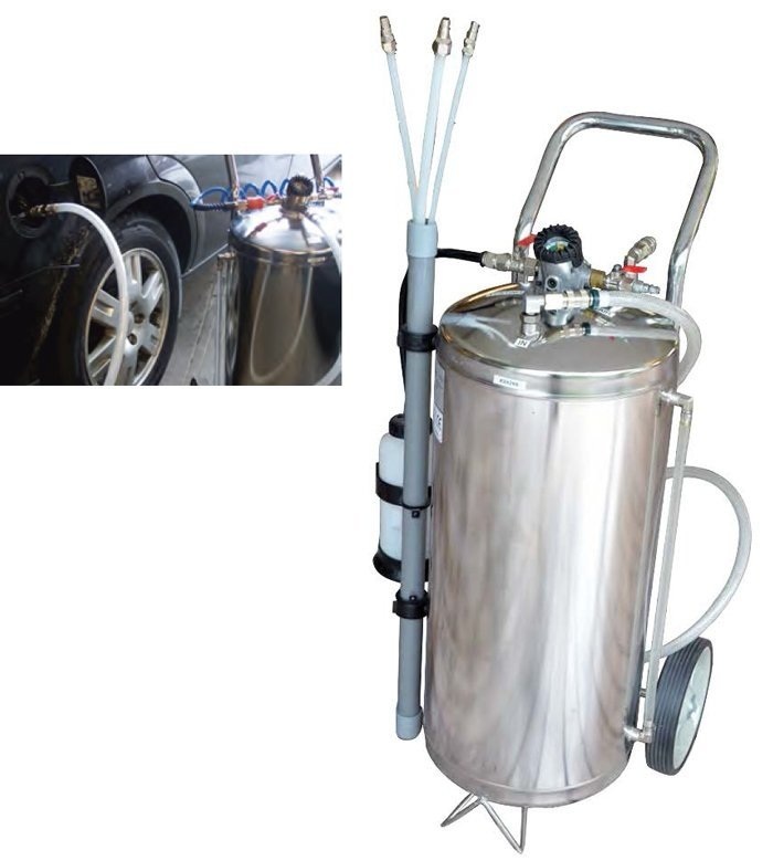 Pneumatický přístroj pro odčerpávání paliva z nádrží Fuel Extractor HU46005