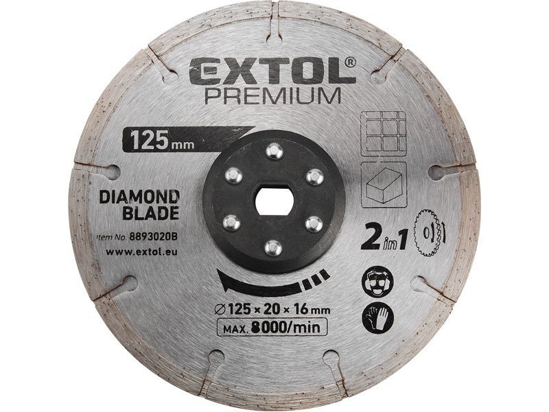 Řezný kotouč diamantový 125x20 mm