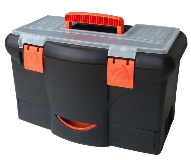 Plastový kufr na nářadí 450 x 290 x 260 mm