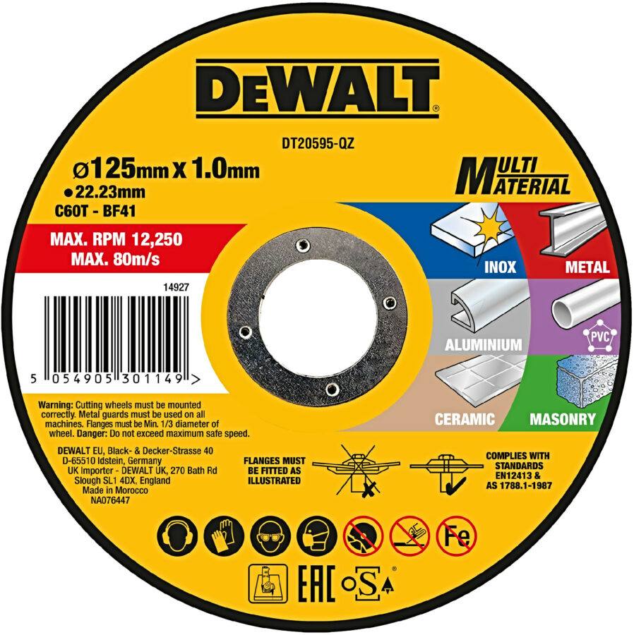 DeWALT DT20595 125mm univerzální