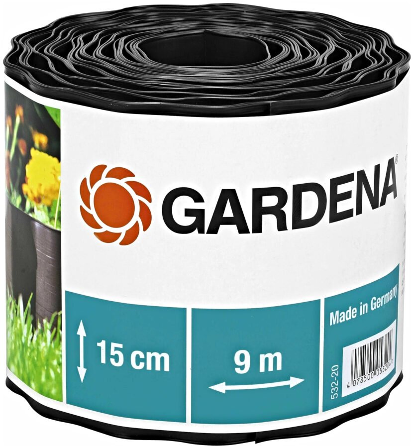 GARDENA 532-20 tmavá záhonová obruba