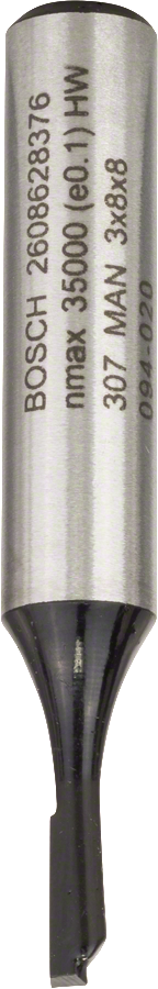BOSCH 3x8mm jednobřitá drážkovací fréza Standard for