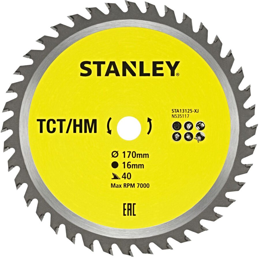 STANLEY STA13125 170x16mm (40Z) TCT/HM pilový