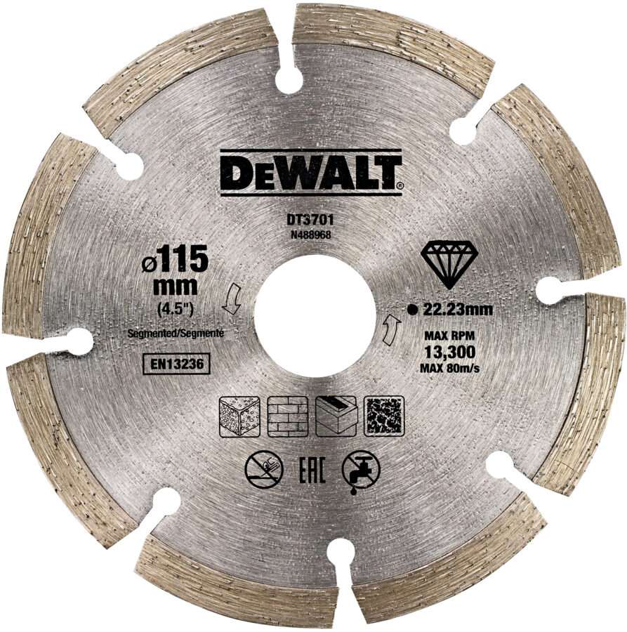 DeWALT DT3701 115x22.23mm diamantový kotouč na