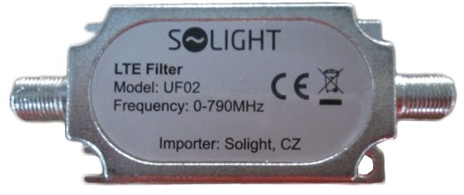 SOLIGHT UF02 pásmový LTE filtr